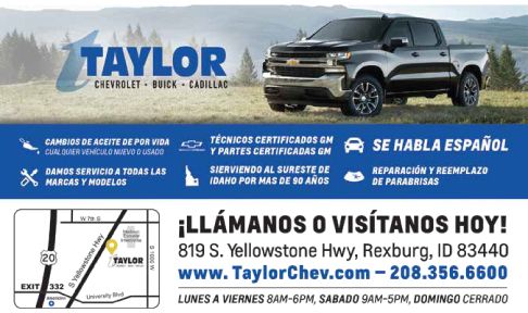 1- Taylor Chevrolet - Buick - Cadillac / Click Here for Inventory